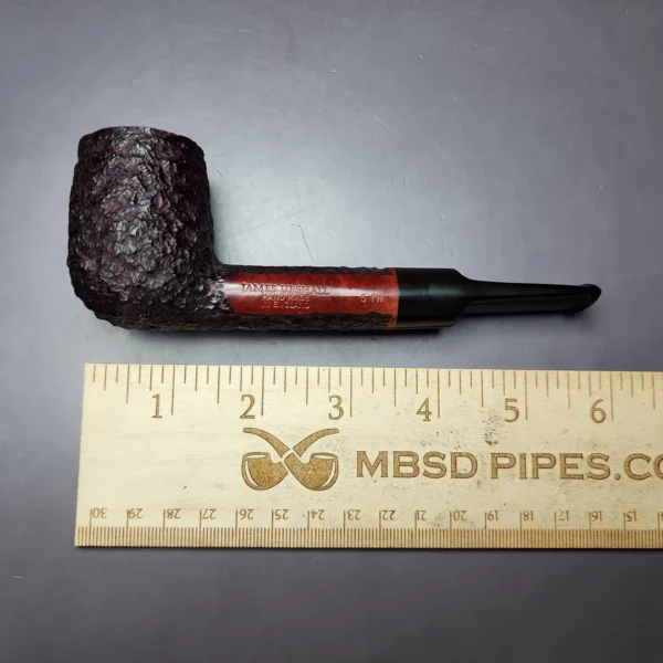 James Upshall Group 5 Bark Rusticated Lovat Estate Briar Pipe, Unsmoked - Image 8