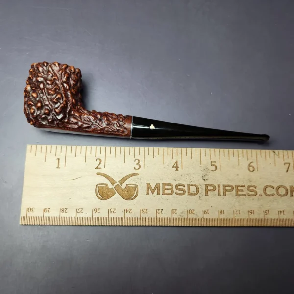 Kaywoodie Natural Burl Rusticated Opera Estate Briar Pipe, American Estates - Image 10