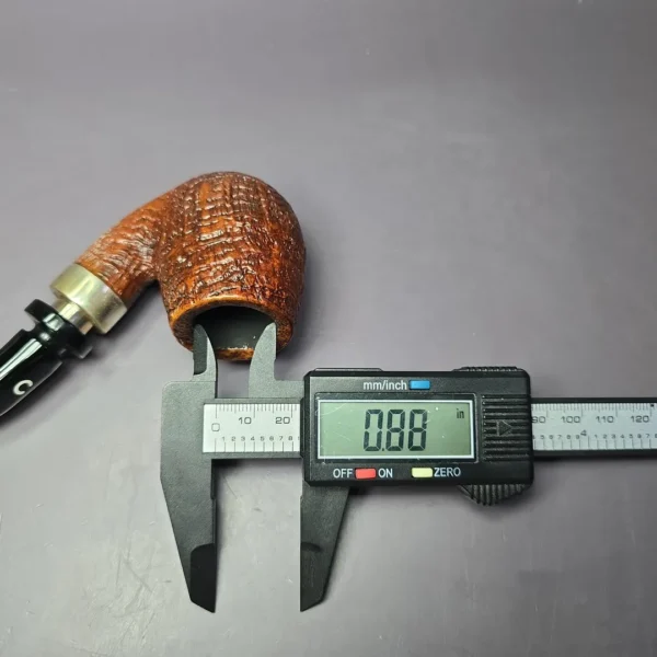 Il Ceppo Imperatori Era Freeline Sandblasted Brandy Estate Briar Pipe, Italian Estates - Image 10