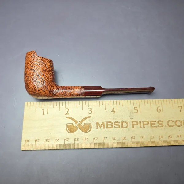 Dunhill 2023 County 4212 Sandblasted Windshield Billiard Estate Briar Pipe, Unsmoked - Image 10