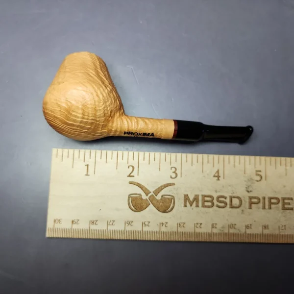 Proxima Natural Sandblasted Brandy Briar Pipe, New - Image 10