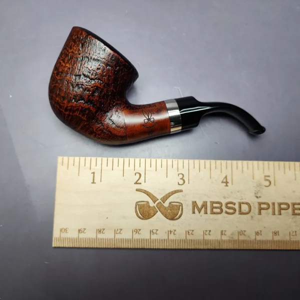 Morgan BlackJack 20 Sandblasted Dublin Briar Pipe, New - Image 10